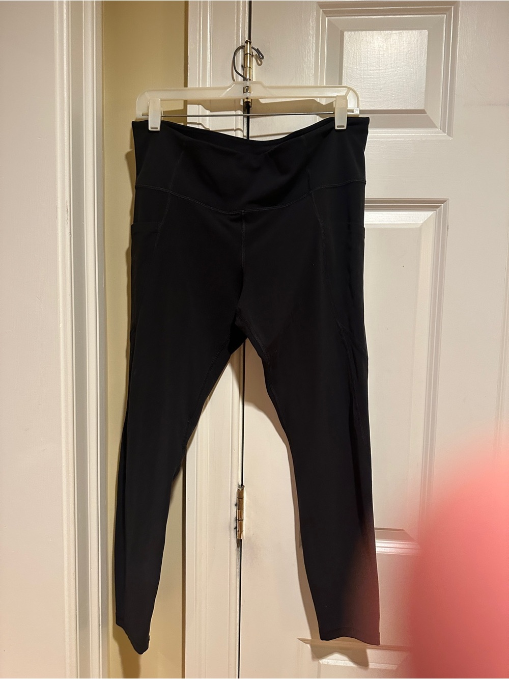 Athleta Salutation Stash Pocket Tight Leggings Black Size XL